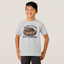Funny My Ball Python Ate meine Zuhause Work Pet Sc T-Shirt
