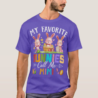 Funny my Liebes Bunnies nennen mich Mimi Familie E T-Shirt