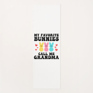 Funny My Liebes Bunnies nennt mich Großmutter Mutt Yogamatte