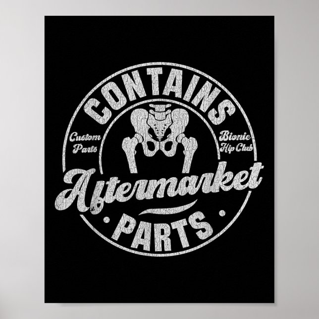 Funny nach Angesagter Operation Erholung bionisch  Poster (Vorne)