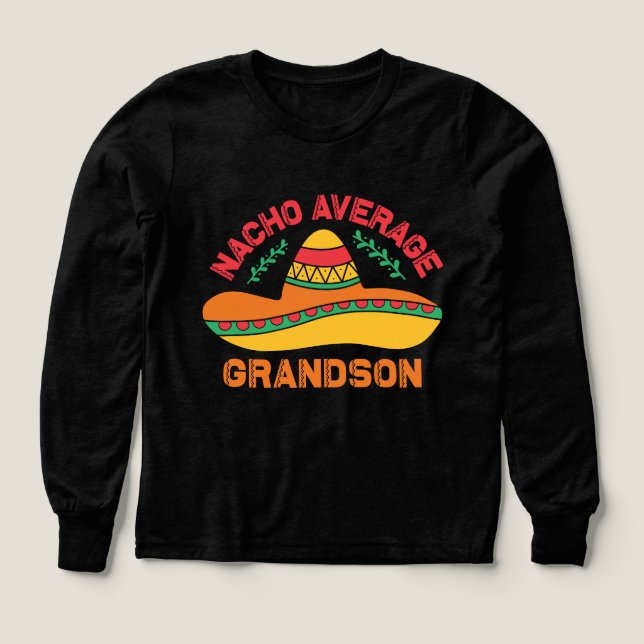 Funny nach overage Grandson word art  (Design Vorderseite)