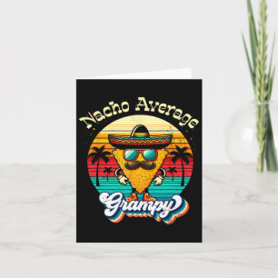 Funny Nacho Average Grampy Grandpa Cinco De Mayo m Karte