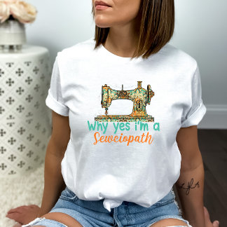 Funny Nähmaschine T-Shirt