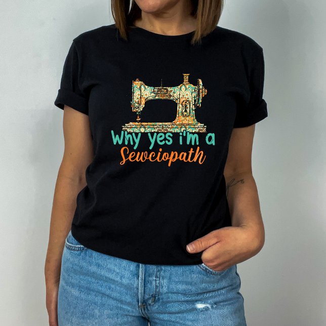 Funny Nähmaschine T-Shirt (Von Creator hochgeladen)