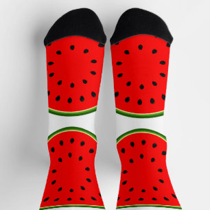 Funny nahtlos bunt Wassermelone niedlich rot Socken