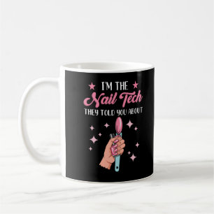 Funny Nail Tech Mitarbeiter Manicure Coworker Kaffeetasse