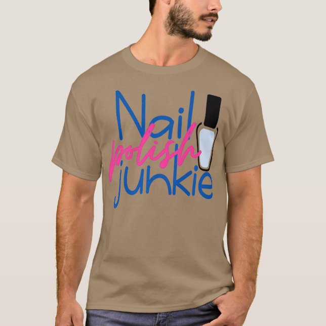 Funny Nail Tech Shirt Ladys Manicurist Geschenk (Vorderseite)