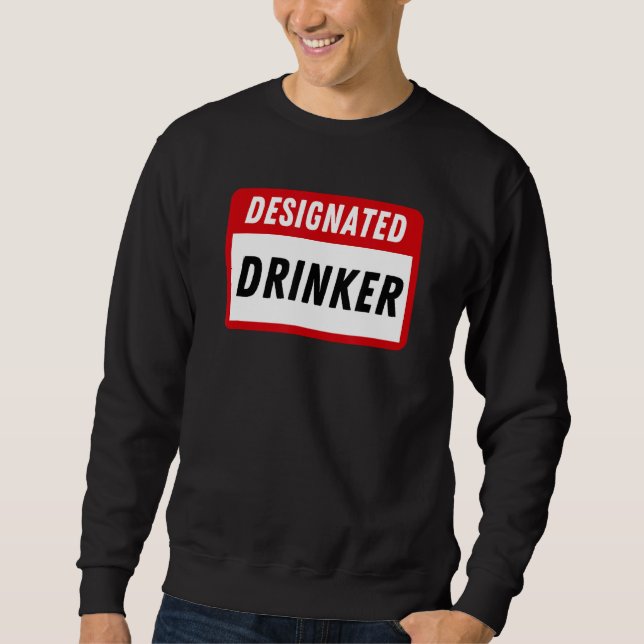 Funny Name Tag Bezeichnete Drinker Drink Shirt A (Vorderseite)