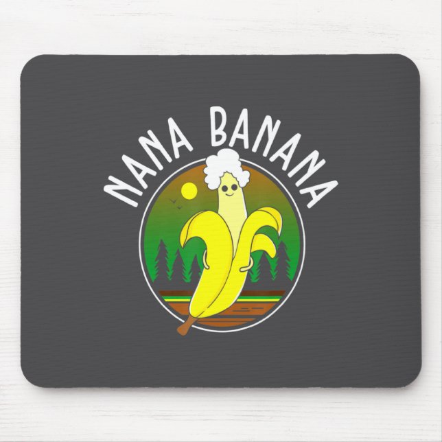Funny Nana Banana  Mousepad (Vorne)