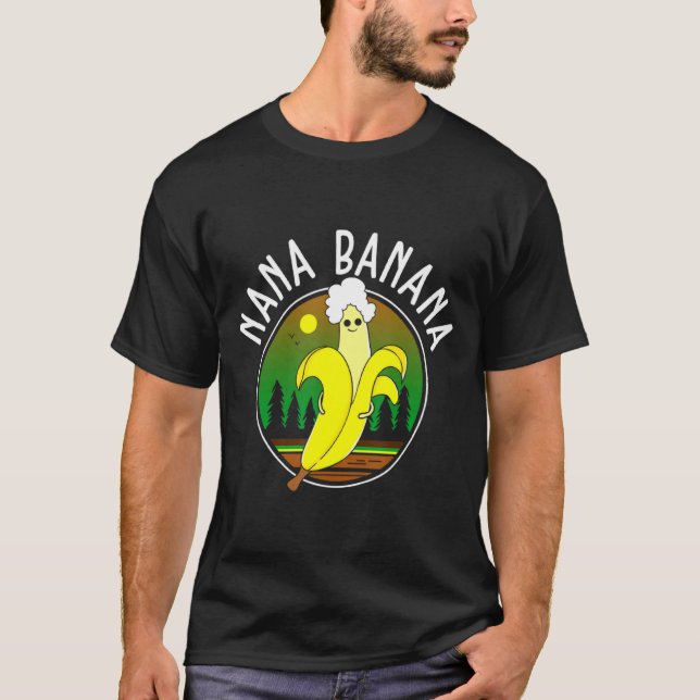Funny Nana Banana  T-Shirt (Vorderseite)