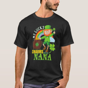 Funny Nana Paddy Day St Patricks Lucky Charms Call T-Shirt