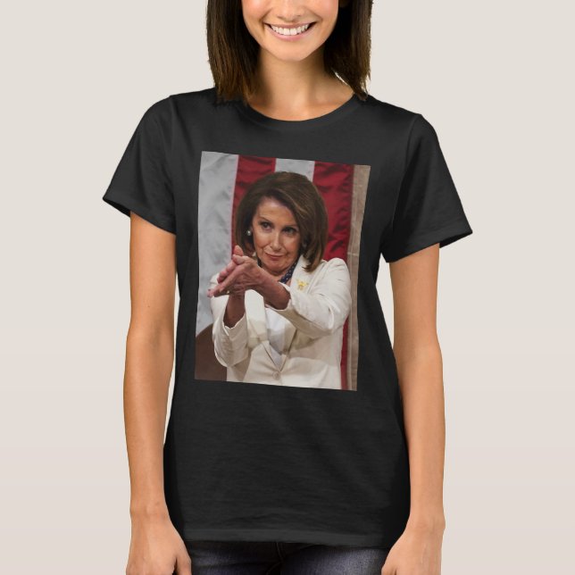 Funny Nancy Pelosi Clap Back Anti Trump Meme T-Shi T-Shirt (Vorderseite)