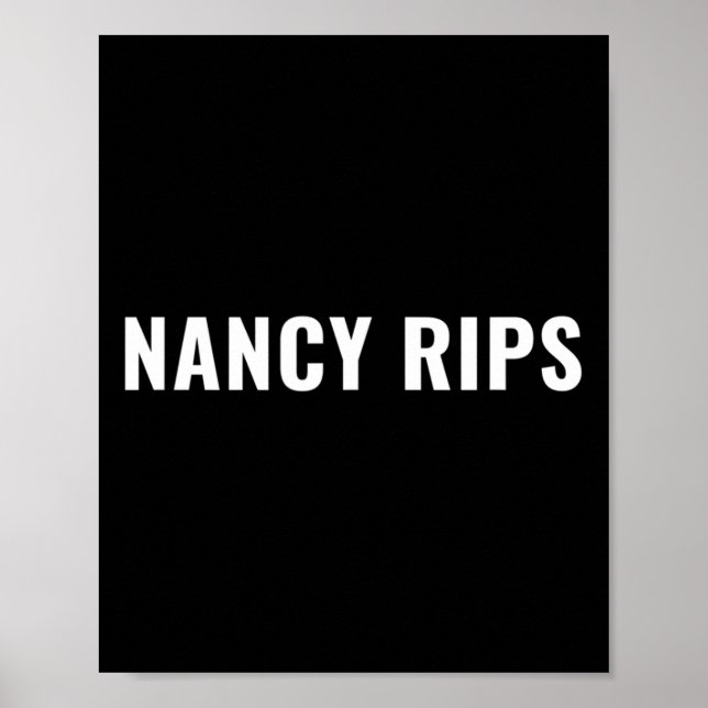 Funny Nancy Pelosi Rips Speech Address  Poster (Vorne)