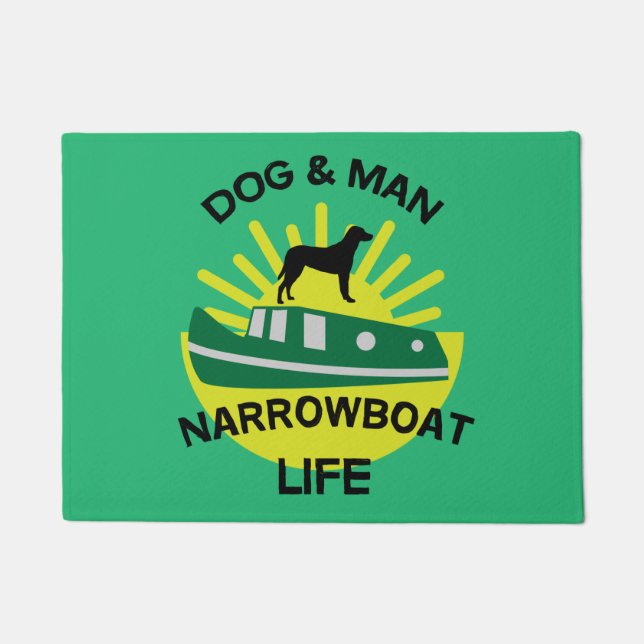 Funny Narrowboats | Kanalboote | British Cannel M Fußmatte (Vorderseite)