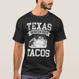 Funny Nation under Tacos - Texas Taco T-Shirt