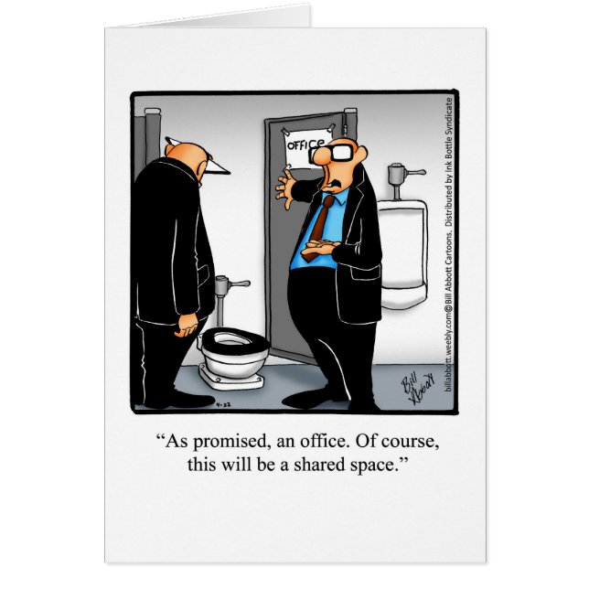 Funny National Boss's Day Card "Spectickles" (Vorne)