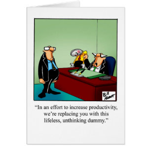 Funny National Boss's Day Card "Spectickles"