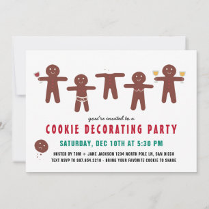 Funny Naughty Adult Cookie Dekorieren Party Einladung