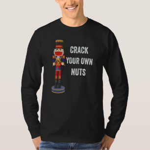 Funny Naughty Christmas Nutcracker mit Gesichtsmas T-Shirt