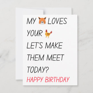 Funny Naughty Dirty Happy Geburtstagsgeschenke  Feiertagskarte