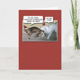 Funny Naughty Dogs Weihnachten