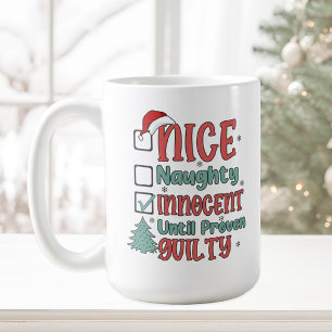 Funny Naughty Nice Innocent Kaffeetasse