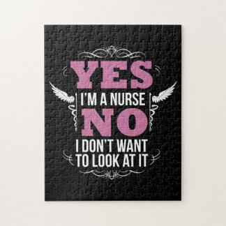Funny Naughty Nurse Unglaublich witzig Krankenpfle Puzzle