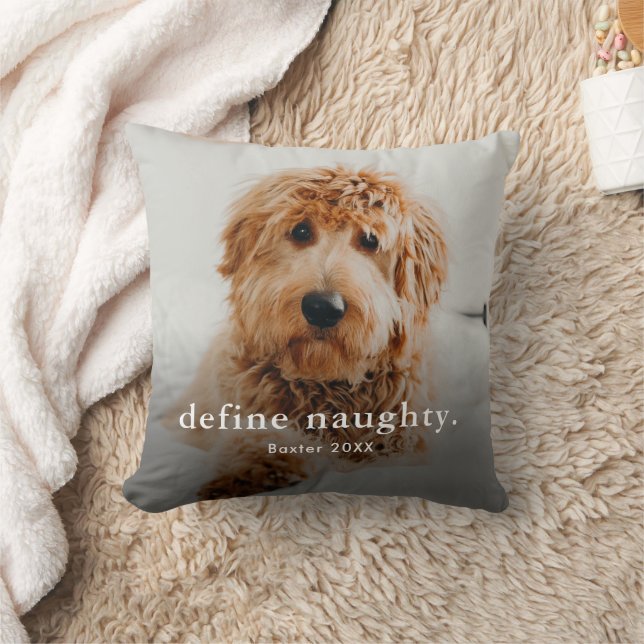 Funny Naughty Pet 2 Foto Kissen (Decke)