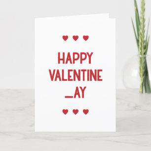 Funny Naughty Valentine Card Geben Sie mir heute A Dankeskarte