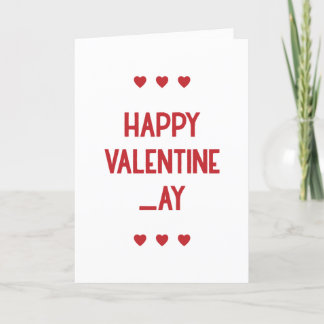 Funny Naughty Valentine Card Geben Sie mir heute A Dankeskarte