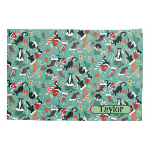 Funny Naughty Weihnachten Katzen Personalisiert Ki Kissenbezug