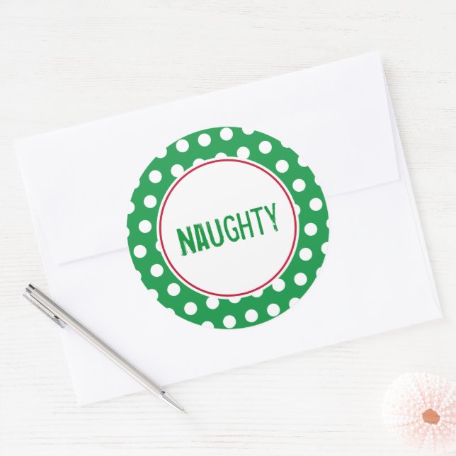 Funny Naughty Weihnachtsgeschenke Tag Stickers (Umschlag)