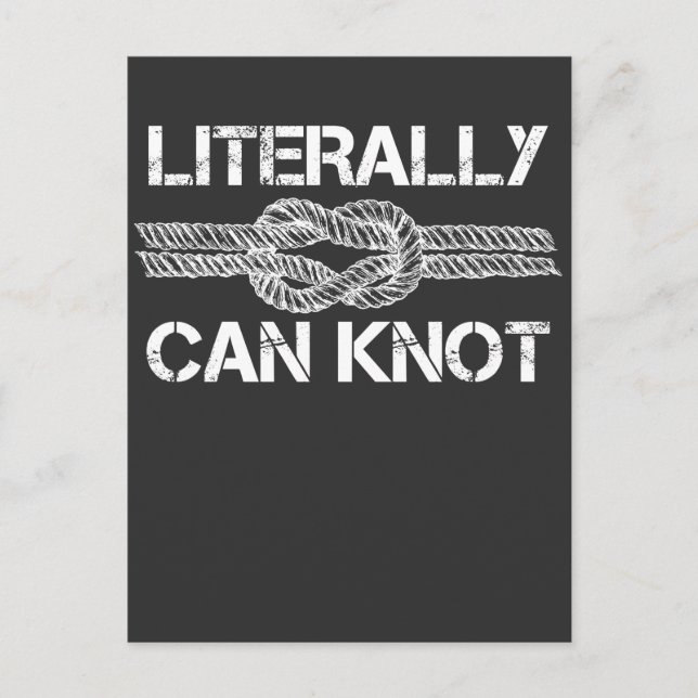 Funny Nautical Bootangebot für Segelbootkapitäne Postkarte (Vorderseite)