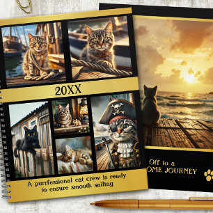 Funny Nautical Foto Grid Cat Planer