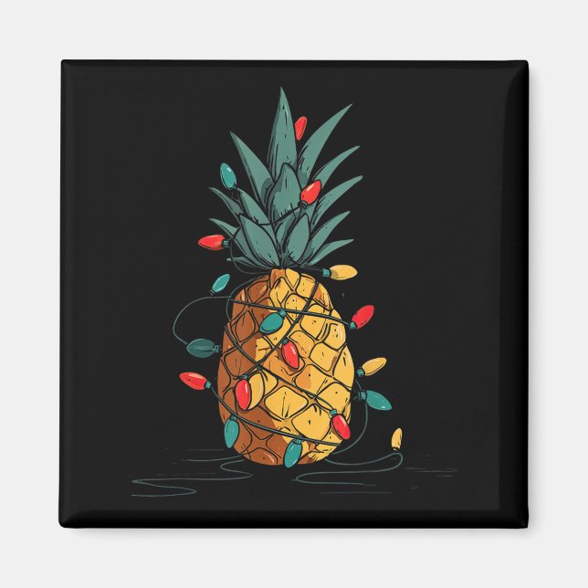 Funny Ne Christmas Graphics Lights Lover  Magnet (Vorne)