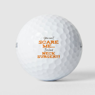 Funny Neck Operation Erholung Golfball