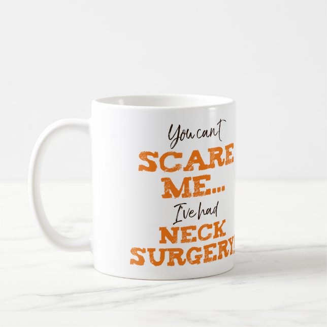 Funny Neck Operation Erholung Kaffeetasse (Links)