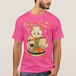Funny Neko Ramen, Katze Ramen Japanisch, Kawaii An T-Shirt