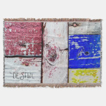 Funny Neoplasticism Holzkunst Stil anpassbar