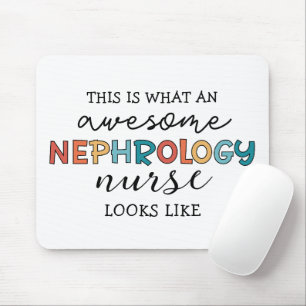 Funny Nephrology Nurse Phantastische Wertschätzung Mousepad
