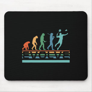 Funny Nerdy Evolve Dminton Evolution Sports Mousepad
