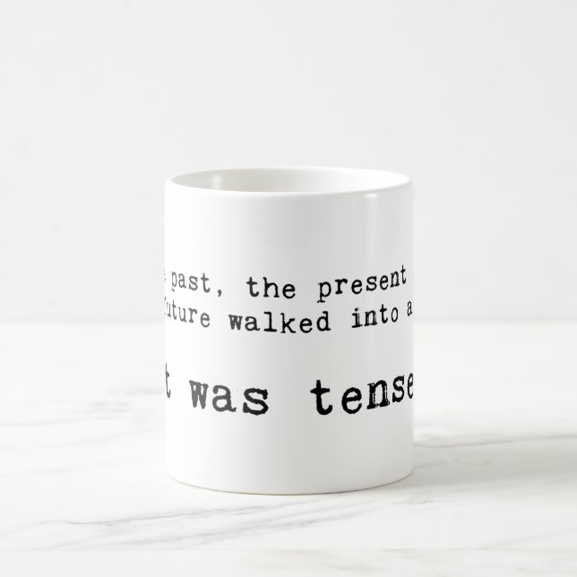 Funny nerdy literary English lehrer gift Kaffeetasse (Mittel)