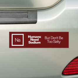 Funny Nerdy Quote/Sprichwort Chemistry Joke Bumper Autoaufkleber
