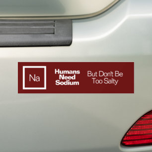 Funny Nerdy Quote/Sprichwort Chemistry Joke Bumper Autoaufkleber