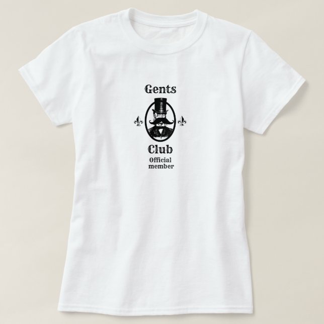 Funny Neuheit Weihnachten Uni Design GENTS CLUB T-Shirt (Design vorne)