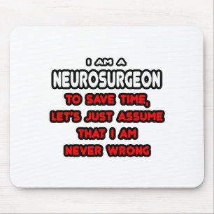 Funny Neurochirurg T - Shirt und Geschenke Mousepad