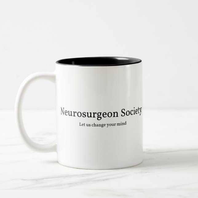 Funny Neurosurgeon Zweifarbige Tasse (Links)