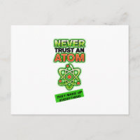 Funny Never Vertraue einem Atom