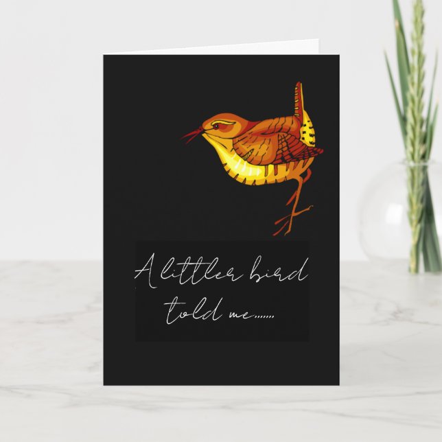 funny new baby congratulations karte (Vorderseite)