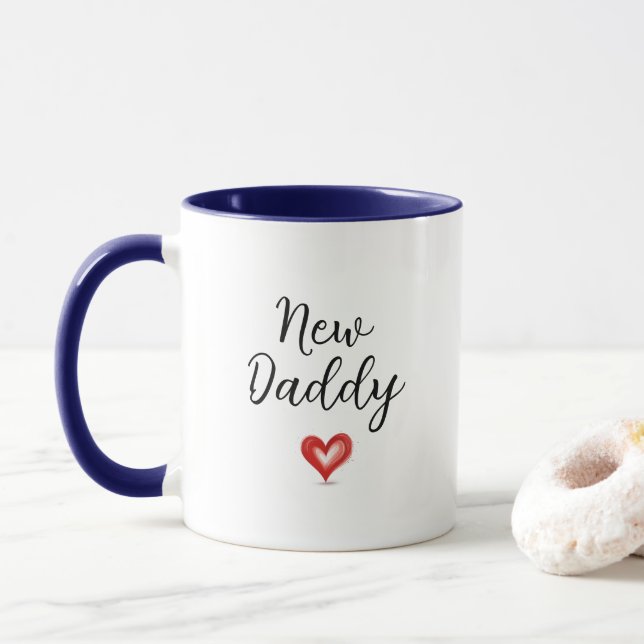 Funny New Dad Geschenk, Dachelor Party Geschenk, Tasse (Mit Donut)